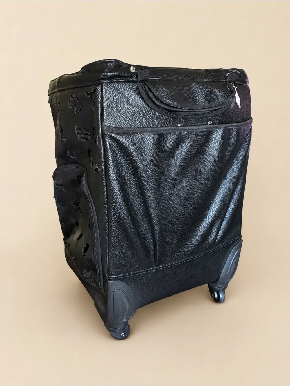 Mystere Shopper Rolling Pet Carrier by JCLA- Jeanne Chinn Los Angeles